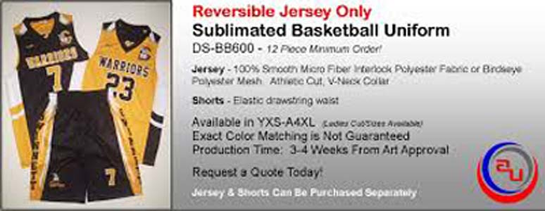 Sublimated Basketball Uniforms'