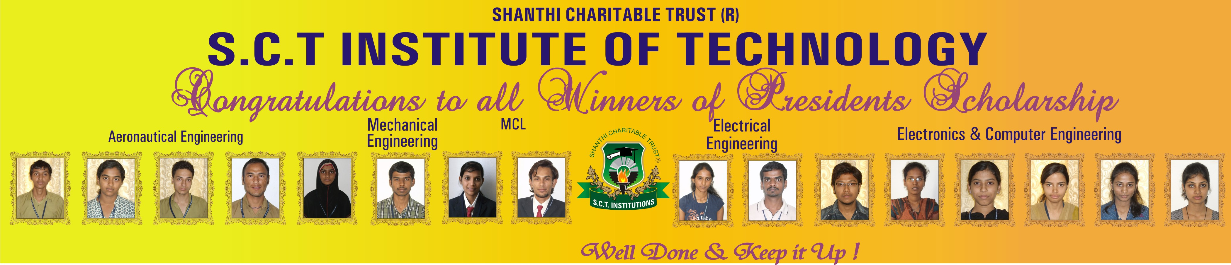 President Scholarship to SCTITians'