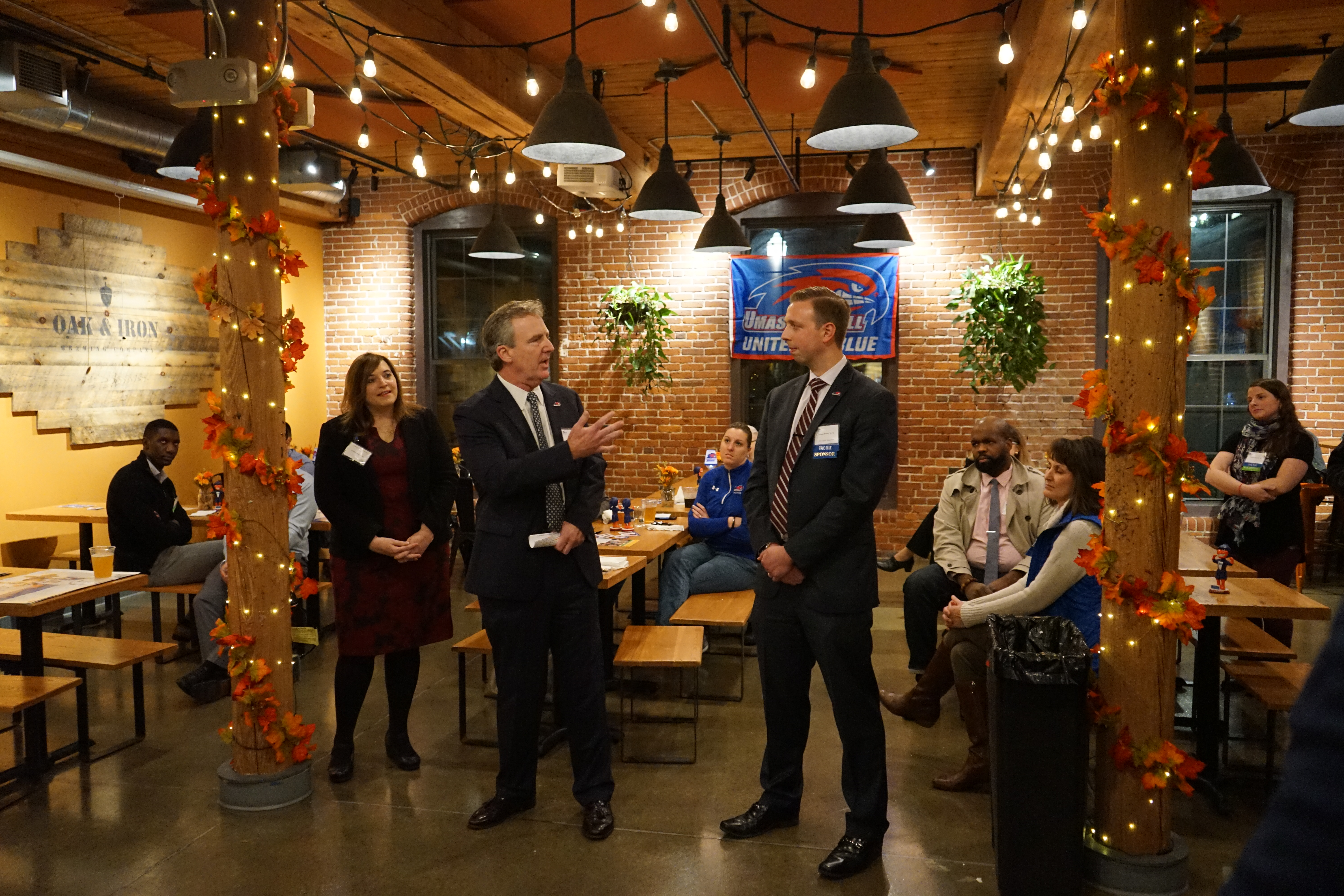 Bill Speaking to UML Alumni