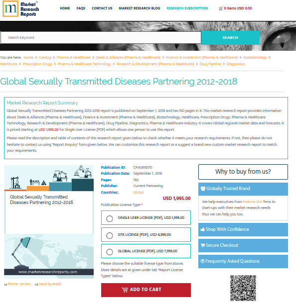 Global Sexually Transmitted Diseases Partnering 2012-2018'