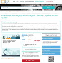 Juvenile Macular Degeneration (Stargardt Disease) - Pipeline
