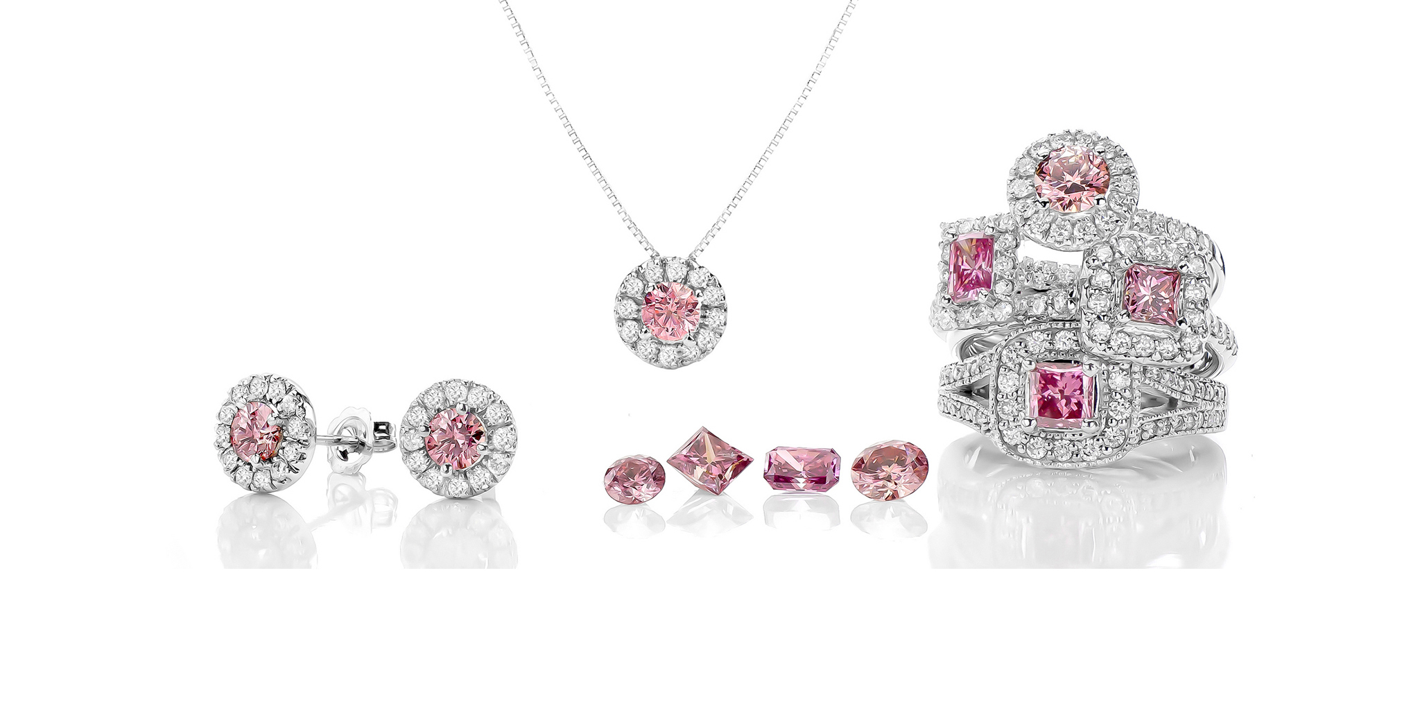 Studio 36 West Jewelry Photography Pink Diamond Collection