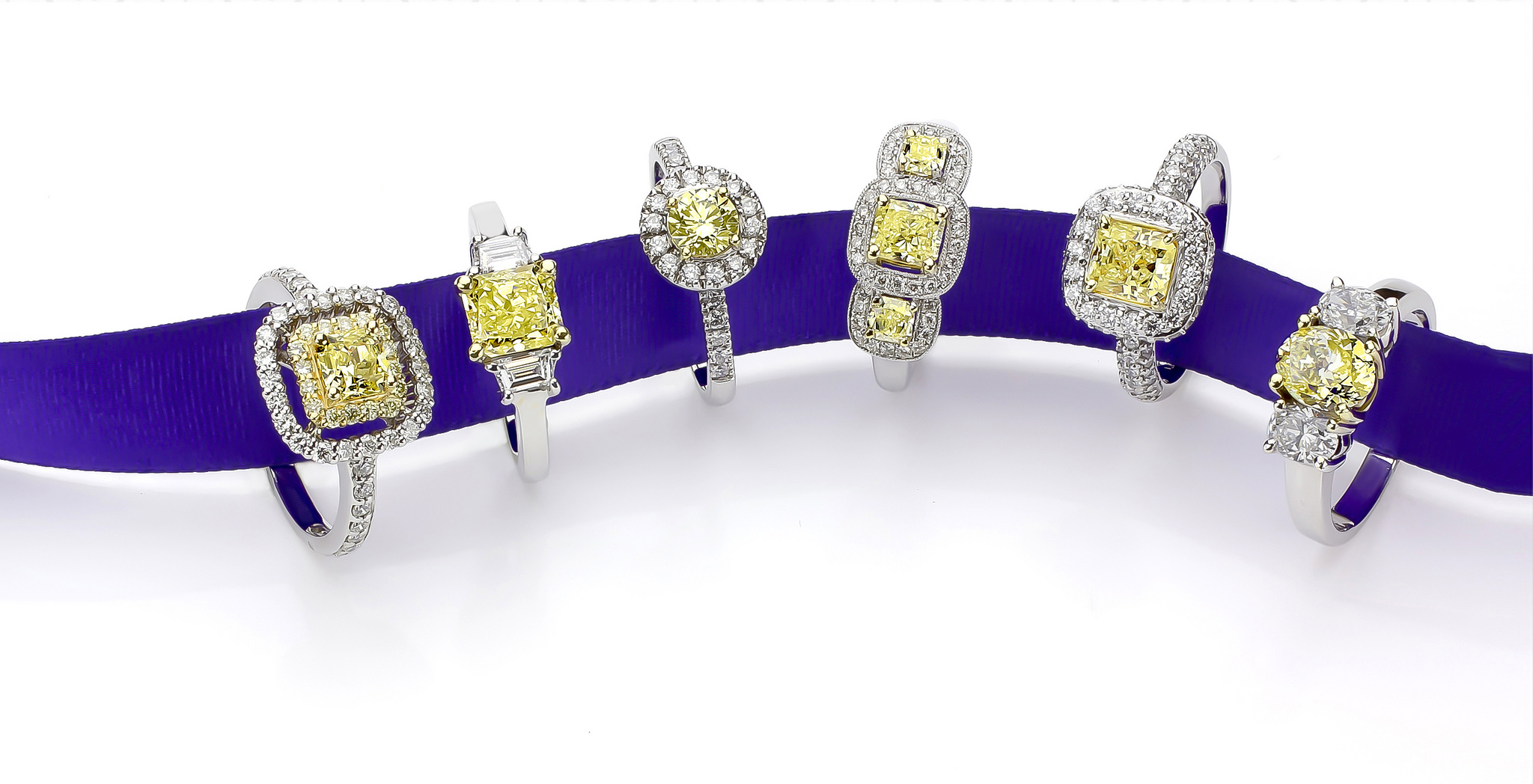 Studio 36 West Jewelry Photography Yellow Diamond Collection