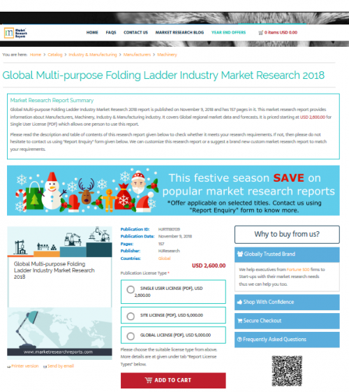 Global Multi-purpose Folding Ladder Industry Market Research'