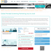 Global Prenatal Screening Partnering 2012 to 2018
