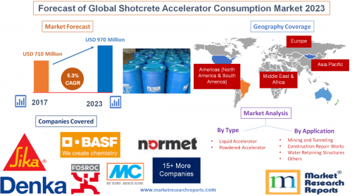 Forecast of Global Shotcrete Accelerator Consumption Market'