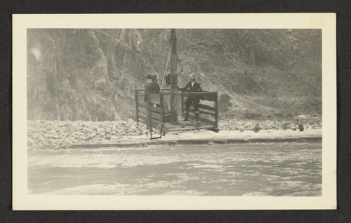 Cable Rig Taking Passengers Over the Colorado River'