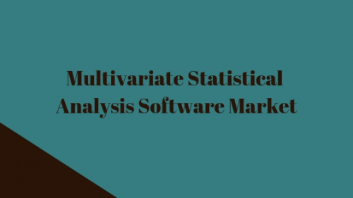 Multivariate Statistical Analysis Software Market'