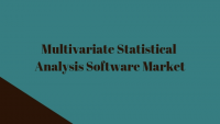 Multivariate Statistical Analysis Software Market