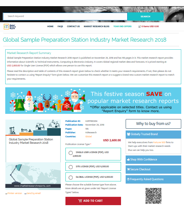 Global Sample Preparation Station Industry Market Research