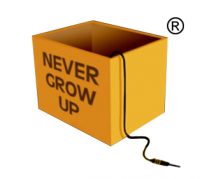Never Grow Up ® Logo