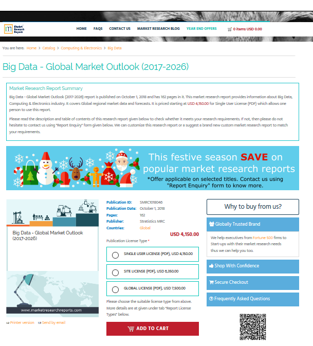 Big Data - Global Market Outlook (2017-2026)