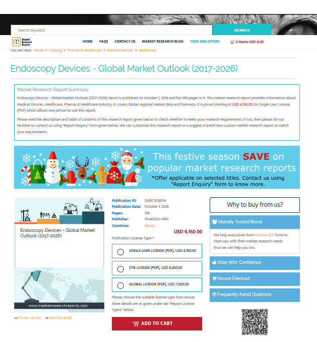 Endoscopy Devices - Global Market Outlook (2017-2026)