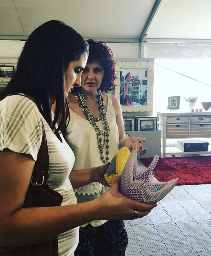 Origami Swan Sculptures 07