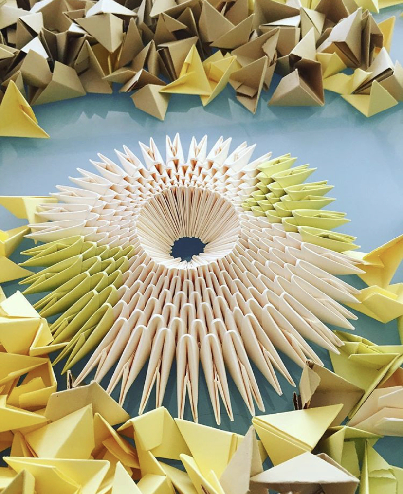Origami Swan Sculptures 10