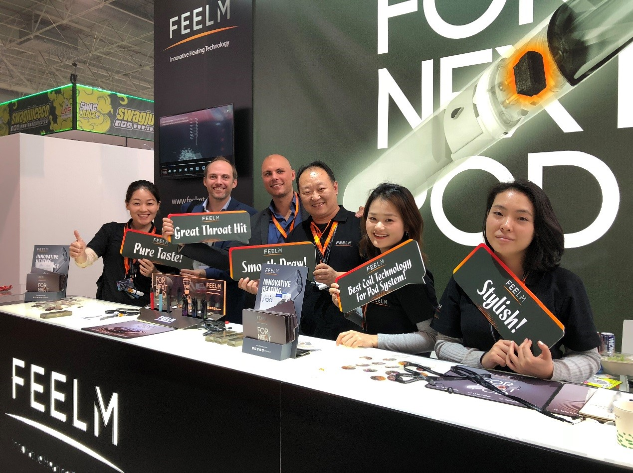 FEELM Exhibited Latest POD Solution at VAPEEXPO Paris