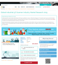 Global Industrial 3D Scanner Industry Market Research 2019