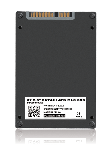 Renice X7 2.5 inch SATA/NVMe 2TB 4TB 8TB Industrial SSD'