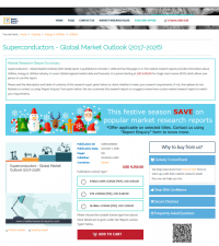 Superconductors - Global Market Outlook (2017-2026)