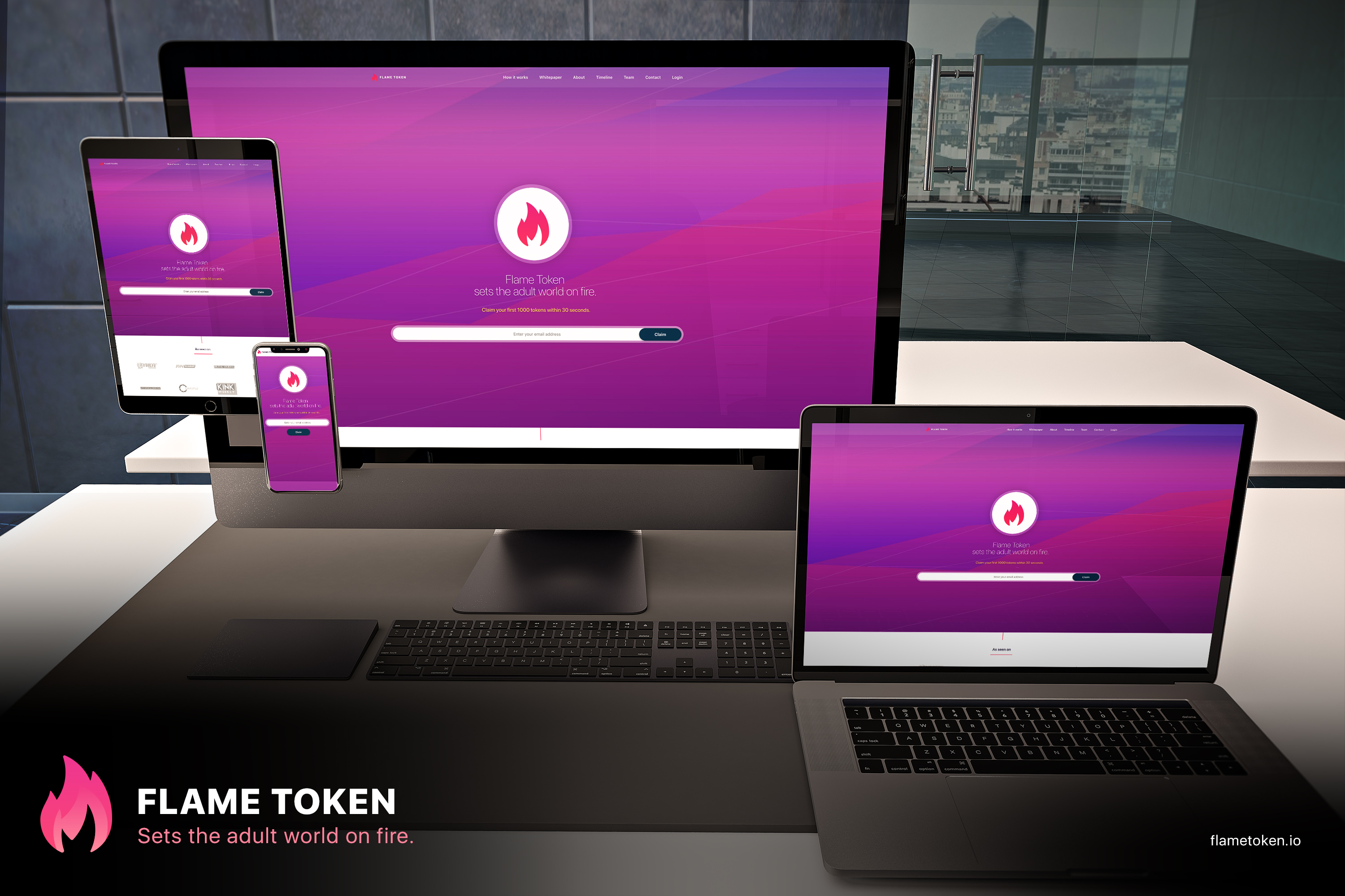 Flame Token reaches 1 million Sign-ups