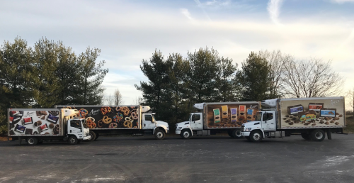 Asher's Chocolate Co. New Delivery Fleet'