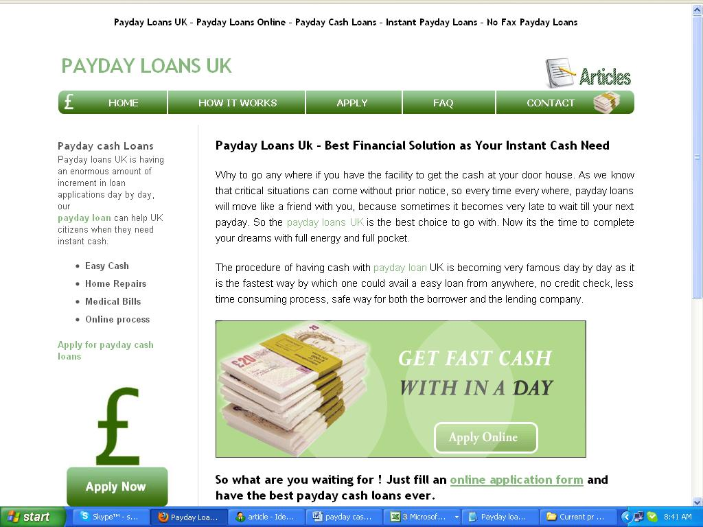 Logo for Payday Loans Uk'