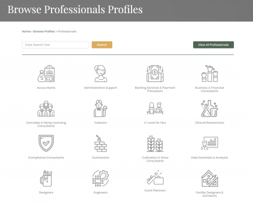 Professional Categories'