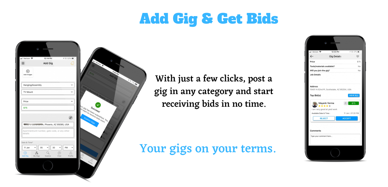 New Startup, AtoZgigs, Launches Mobile App in Phoenix, AZ