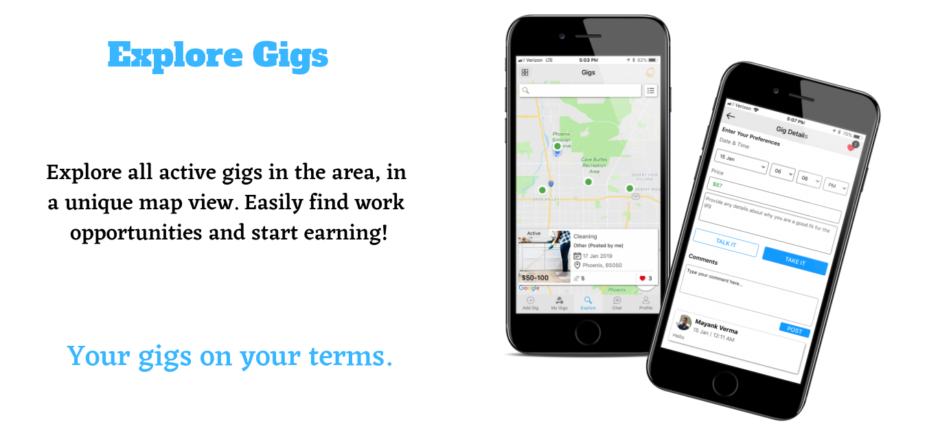 New Startup, AtoZgigs, Launches Mobile App in Phoenix, AZ