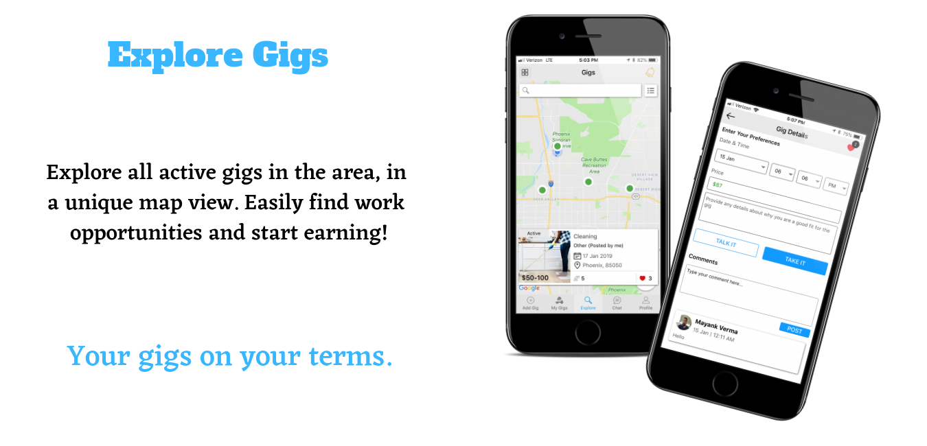 New Startup, AtoZgigs, Launches Mobile App in Phoenix, AZ'