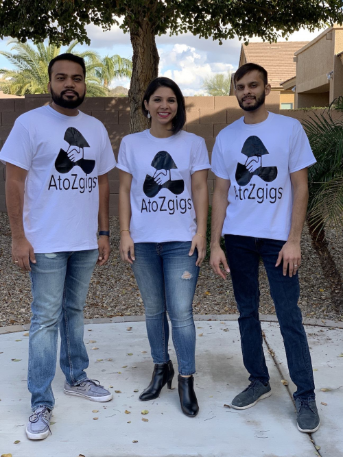 Team at AtoZgigs  - Co-Founders'