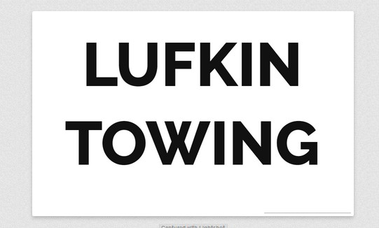 Company Logo For Lufkin Towing'