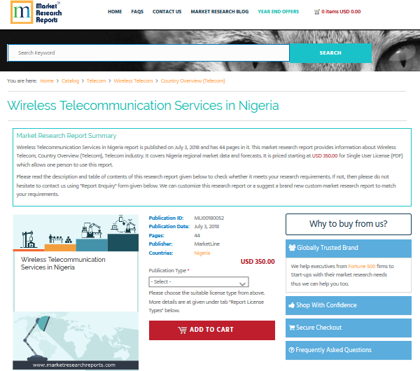 Wireless Telecommunication Services in Nigeria