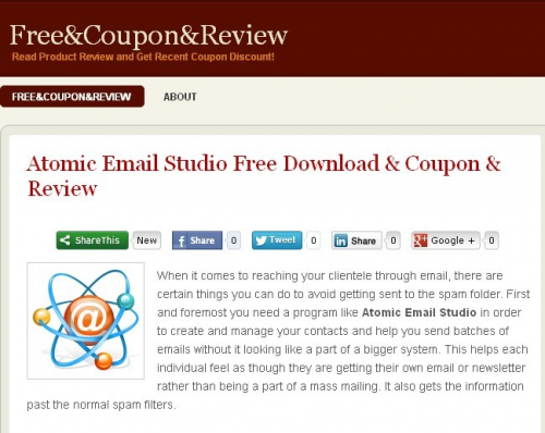 Atomic Email Studio review'