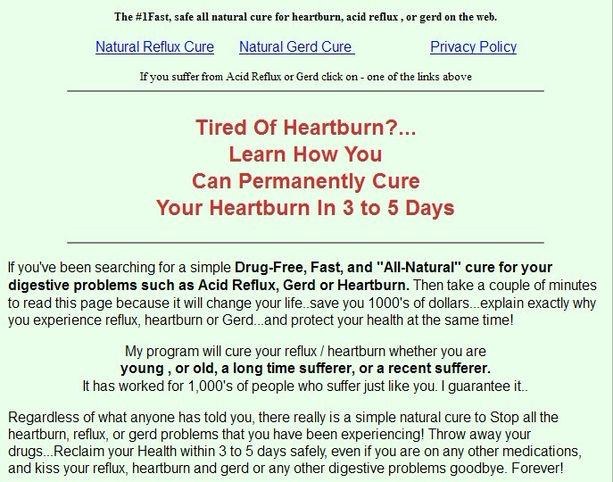 cure your heartburns review'