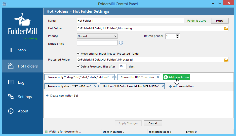 FolderMill Screenshot