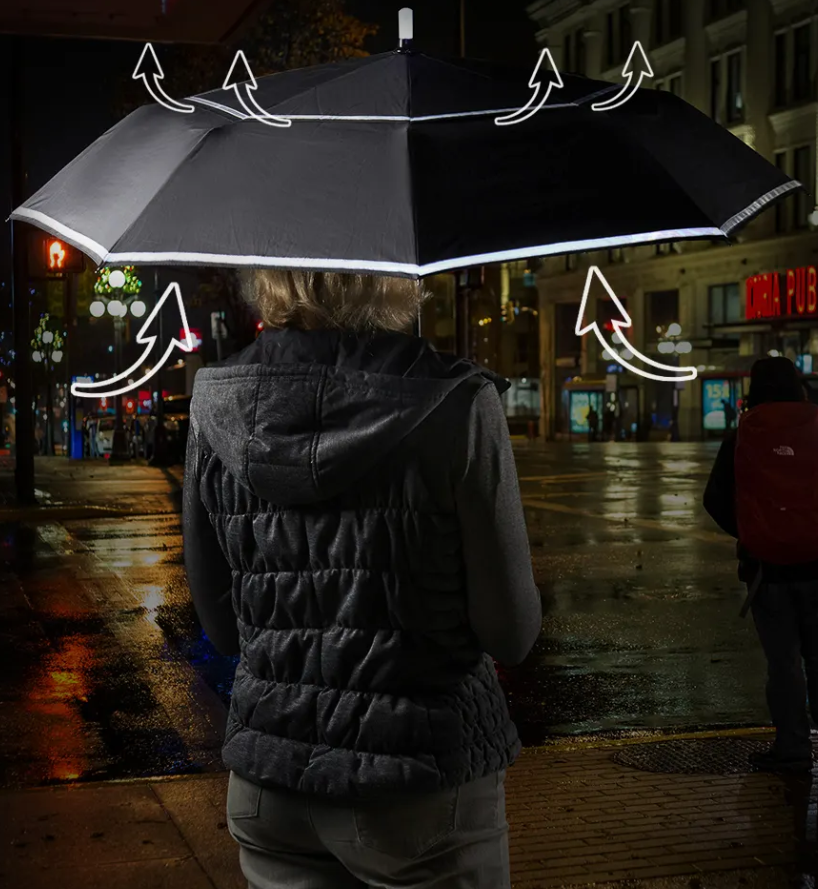 UMBRELLA INVENTION DESIGNED TO SAVE PEDESTRIAN LIVES