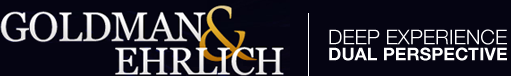 Goldman and Ehrlich Logo