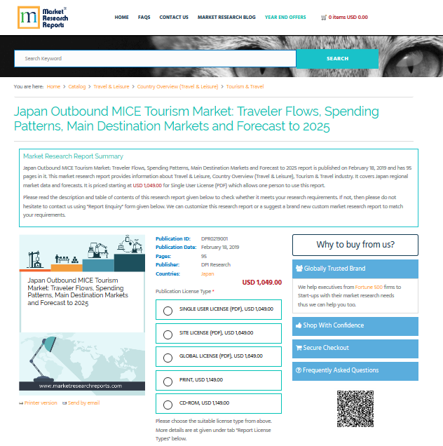 Japan Outbound MICE Tourism Market