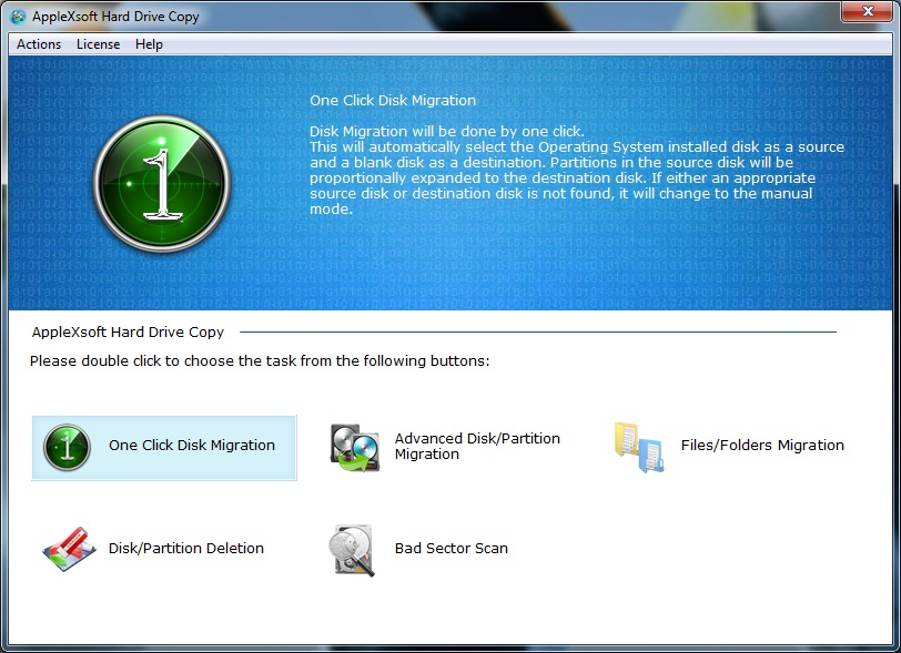 AppleXsoft Hard Drive Copy'