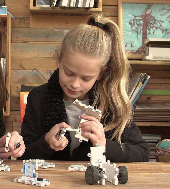 A Child playing with ActivePuzzle
