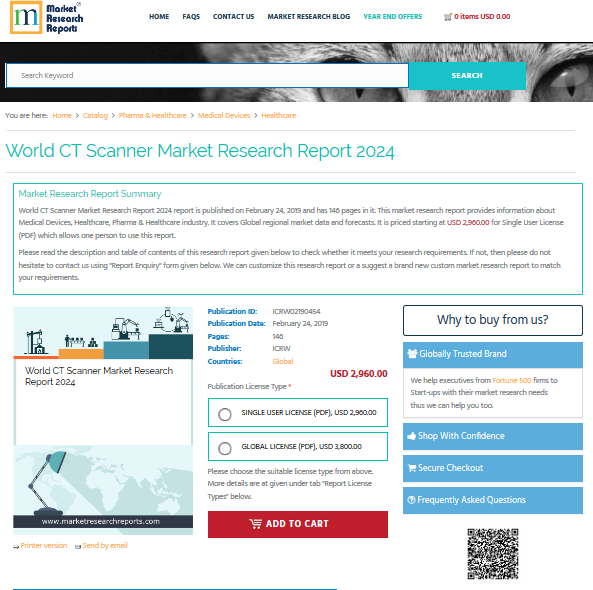 World CT Scanner Market Research Report 2024'