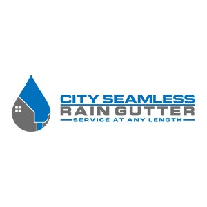 City Seamless Rain Gutter Logo