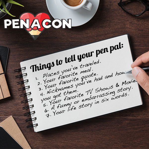 Find a penpal today!'