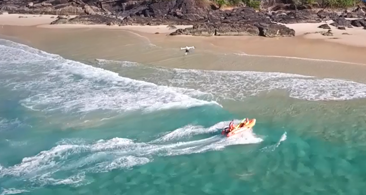 JTT UAV applied in Australia for sea rescue'