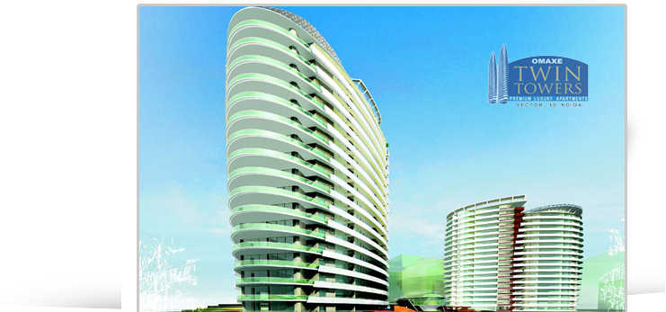 Omaxe Twin Towers | Noida Call@-9910395180'