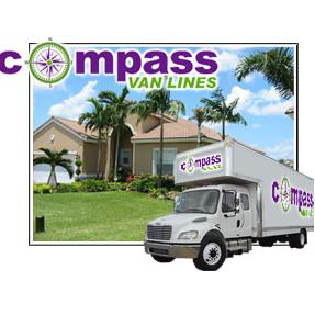 Logo for Compass Van Lines Moving and Storage'