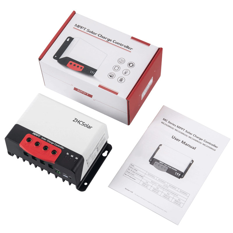 ZHCSolar Release MC Series MPPT RV Solar Battery Charger'