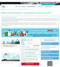 Oilfield Equipment Rental - Global Market Outlook 2017-2026