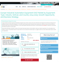 Europe Industrial Automation Equipment (IAE) Market